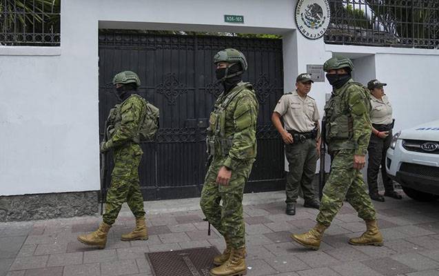 Meksikanın Kitodakı Səfirliyində əməliyyat keçirildi - Diplomatlar yaralandı