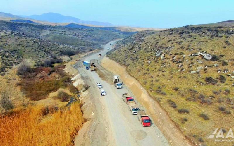 Suqovuşan-Kəlbəcər yolunun inşasına başlanıldı - FOTO