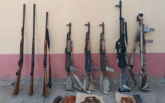 Bakıda silah-sursat aşkarlandı