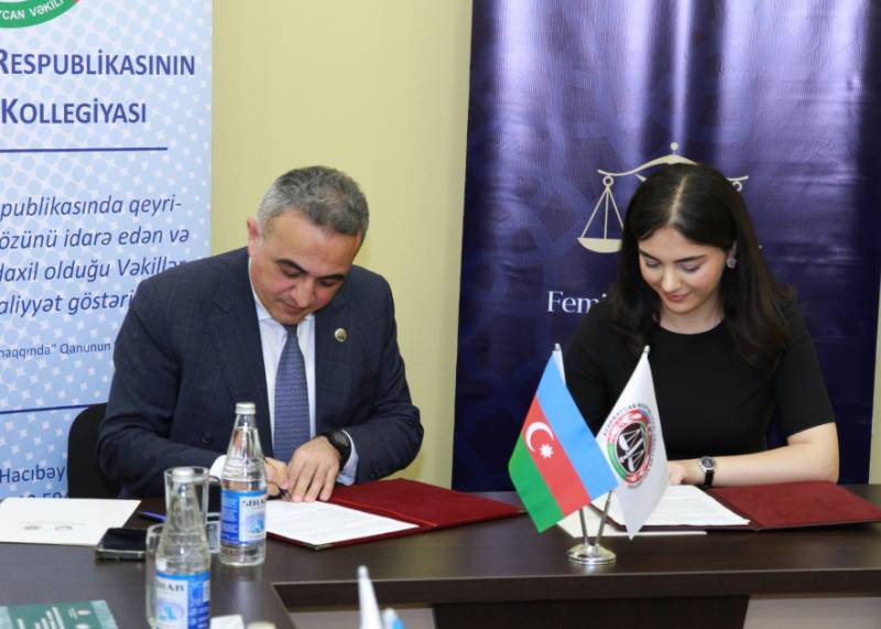 Vəkillər Kollegiyası ilə “Femida Könüllüləri” Təşkilatı arasında Memorandum imzalanıb və “Legal Meetup” keçirilib - FOTO