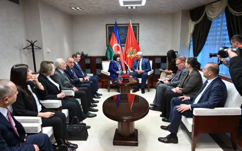 Sahibə Qafarova Monteneqroda rəsmi səfərdədir