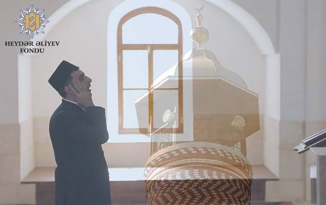 Ağdam Cümə məscidində ilk Azan - VİDEO