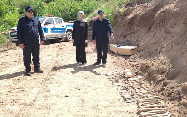 Xocalıda insan qalıqları aşkar edildi
