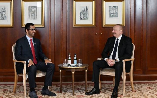 Prezident BƏƏ-nin sənaye və qabaqcıl texnologiyalar naziri ilə görüşdü - YENİLƏNDİ (FOTO)