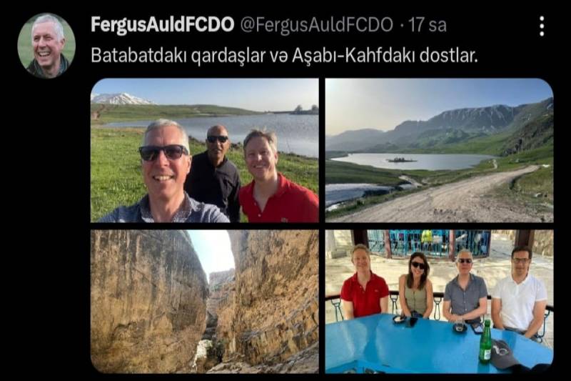 Britaniya səfiri Naxçıvana səfər edib - FOTO
