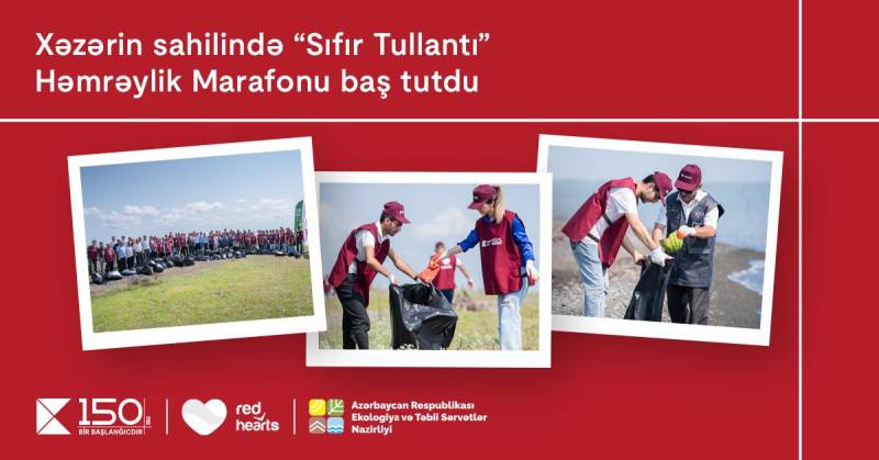 Xəzər Günündə “Sıfır Tullantı” həmrəylik marafonu baş tutdu 