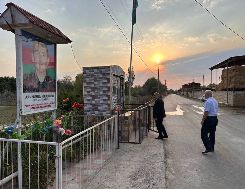 Əziz Ələkbərli daha bir şəhid ailəsini ziyarət etdi - FOTO