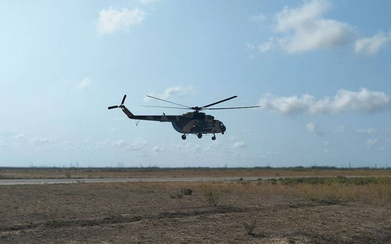 Hərbi helikopterlər havada - Azərbaycan Müdafiə Nazirliyi görüntülər yaydı