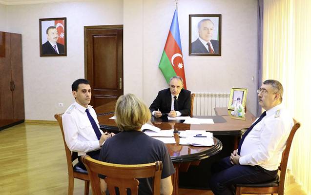 Kamran Əliyev Xətaidə qəbul keçirdi - FOTO