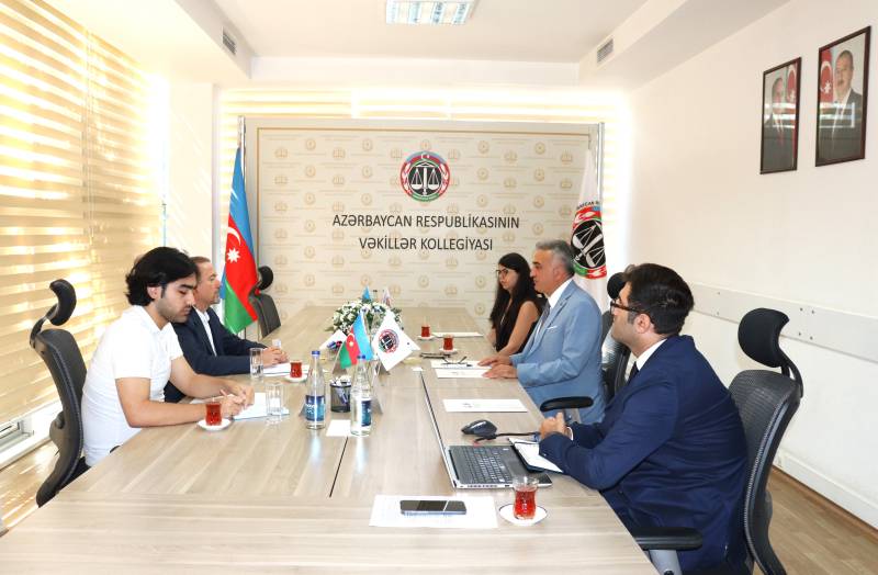 Vəkillər Kollegiyasında ATƏT-in Seçki Müşahidə Missiyasının nümayəndəsi ilə görüş keçirildi