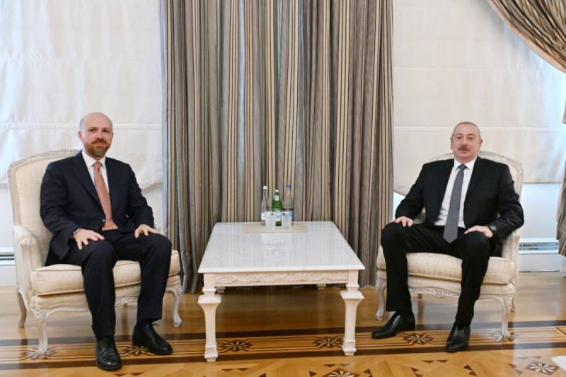 Prezident Bilal Ərdoğanı qəbul etdi 