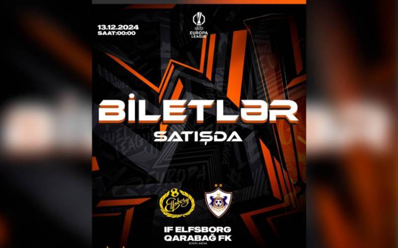 \"Qarabağ\"ın səfər oyununa biletlər satışa çıxarılır