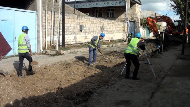 Şirvan şəhərinin su təchizatı və kanalizasiya şəbəkəsi yenidən qurulur - 