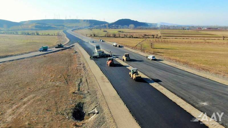 M2 magistralın 130 km-lik hissəsinin genişləndirilməsi işləri yekunlaşdırılır - VİDEO