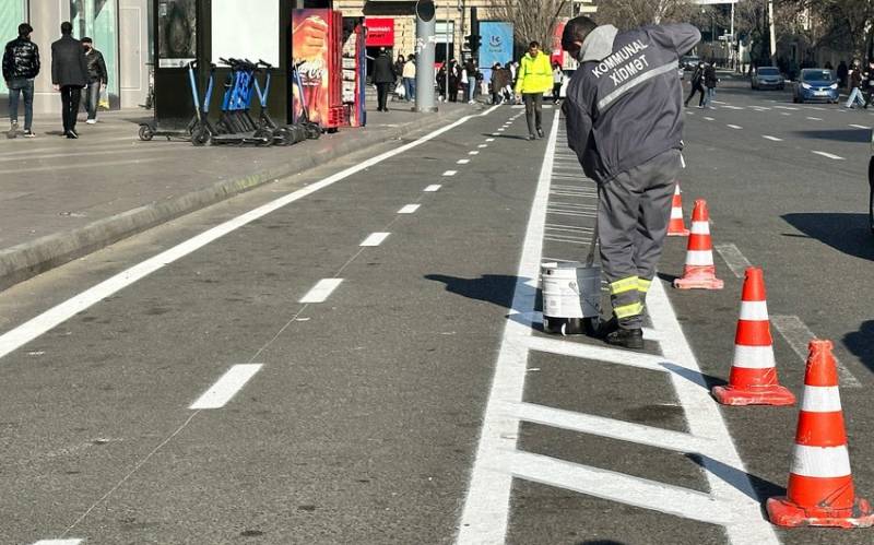 Bu yollara da velisoped zolağı salınır
