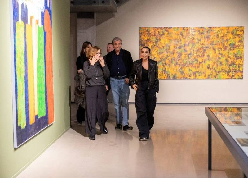 Leyla Əliyeva YARAT Müasir İncəsənət Məkanında oldu - FOTO