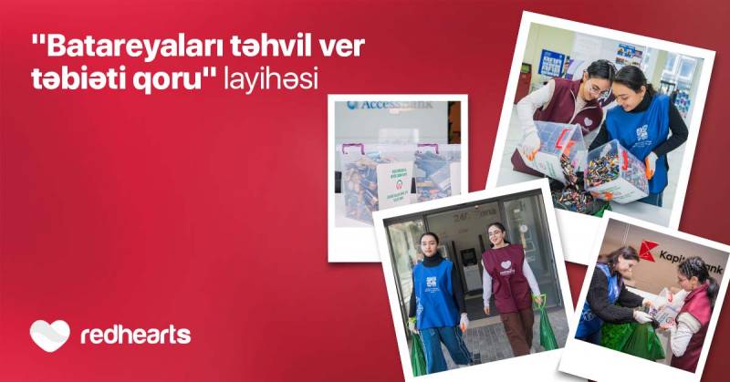 “Batareyaları təhvil ver, təbiəti qoru” layihəsi çərçivəsində 1362 kq batareya toplandı