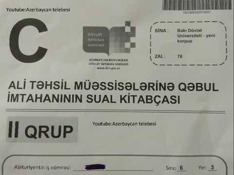 Buraxılış imtahanında sual kitabçaları şagirdlərə veriləcək