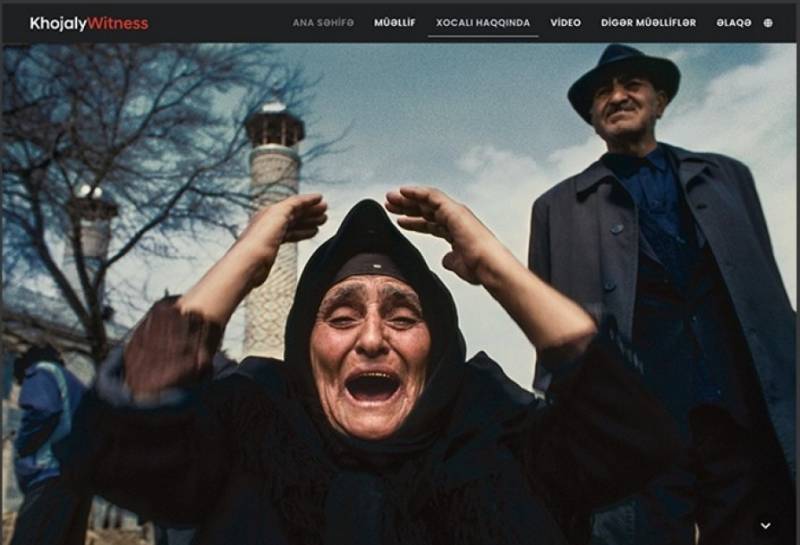 Xocalı soyqırımından bəhs edən yeni SAYT
