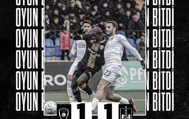 “Neftçi” “Turan Tovuz” oyunu heç-heçə bitdi 