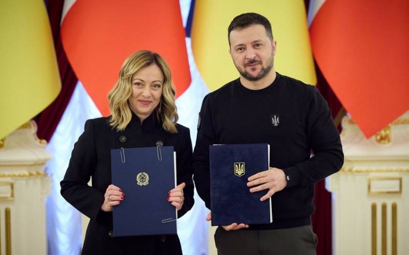 Ukrayna İtaliya ilə təhlükəsizlik sazişi imzaladı