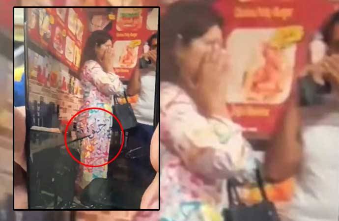 Paltarındakı ərəbcə yazının Quran ayəsi olduğunu düşündükləri qadını linç etdilərlər