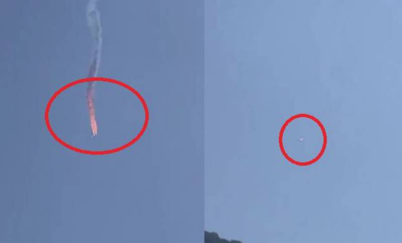 \"Hizbullah\" İsrailin \"Hermes 450\" pilotsuz təyyarəsini vurdu - VİDEO