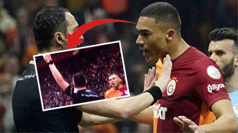 \"Qalatasaray\"ın məşhur futbolçusunun hakimə qarşı təhqiramiz hərəkəti müzakirələrə səbəb oldu