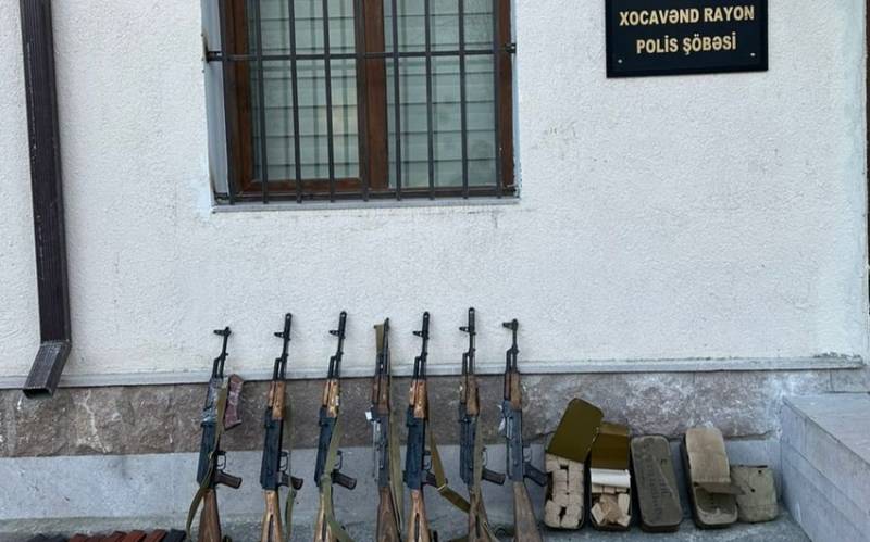Xocavənddə xeyli sayda silah-sursat aşkarlandı