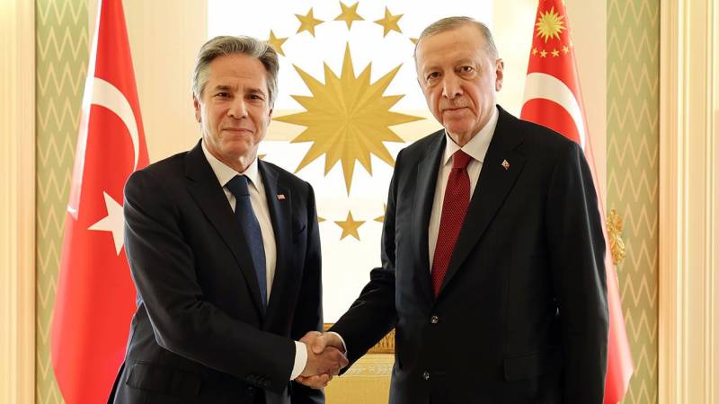 Ərdoğan ABŞ dövlət katibini qəbul etdi - FOTO