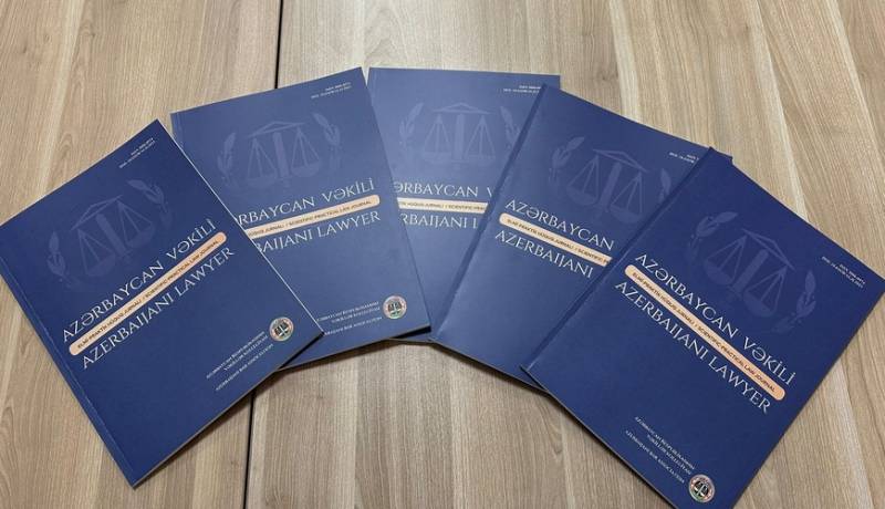 Müasir beynəlxalq akademik tələblərə cavab verən elmi-praktik hüquq jurnalı dərc edilir - FOTO