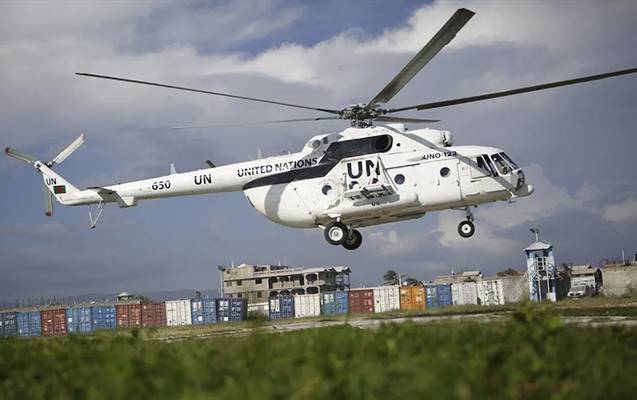 BMT-nin helikopteri qaçırıldı - 8 girov var