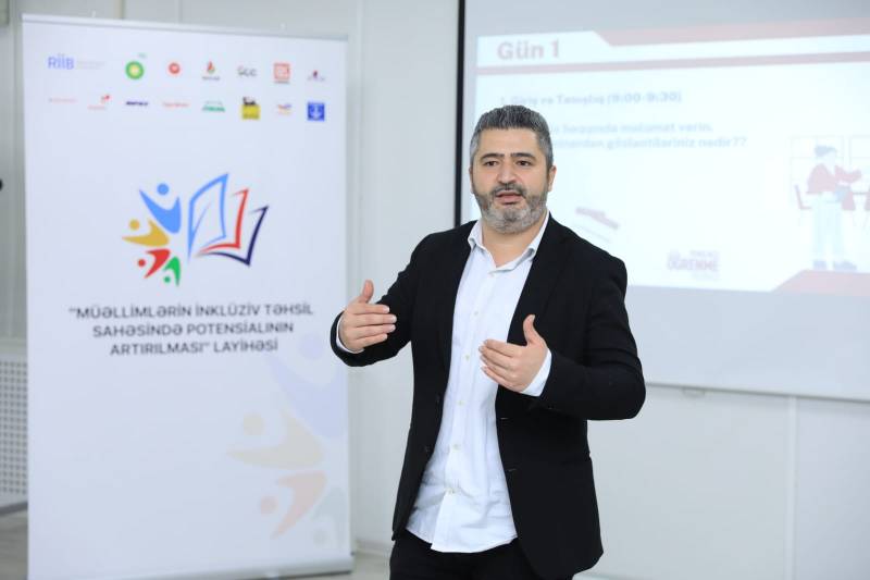 Müəllimlərin inklüziv təhsil sahəsində bilik və bacarıqlarının artırılması məqsədilə təlimçilər üçün təlim keçirildi