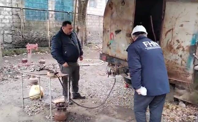 Maye qazdoldurma məntəqəsinin fəaliyyəti dayandırıldı - VİDEO