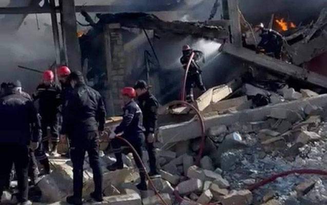 Bakıda partlayış olan mebel sexindəki YANĞIN SÖNDÜRÜLDÜ - YENİLƏNDİ (VİDEO+FOTO)