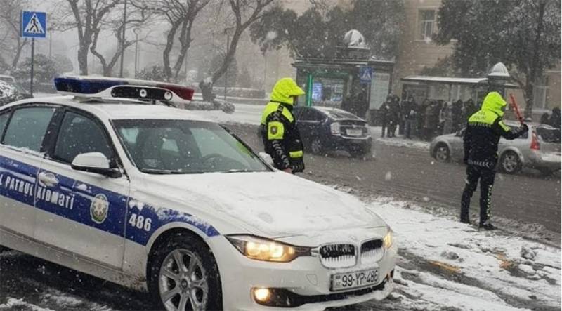DYP hava şəraiti ilə bağlı sürücülərə MÜRACİƏT ETDİ