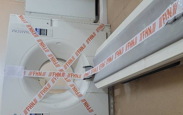 FHN “Ömür” klinikasında rentgen fəaliyyətini dayandırdı - VİDEO