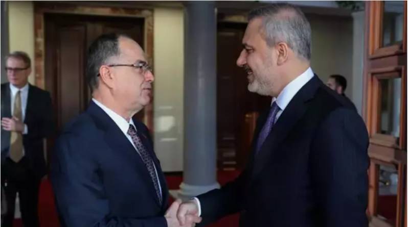 Hakan Fidan  Bayram Beqaj ilə GÖRÜŞDÜ