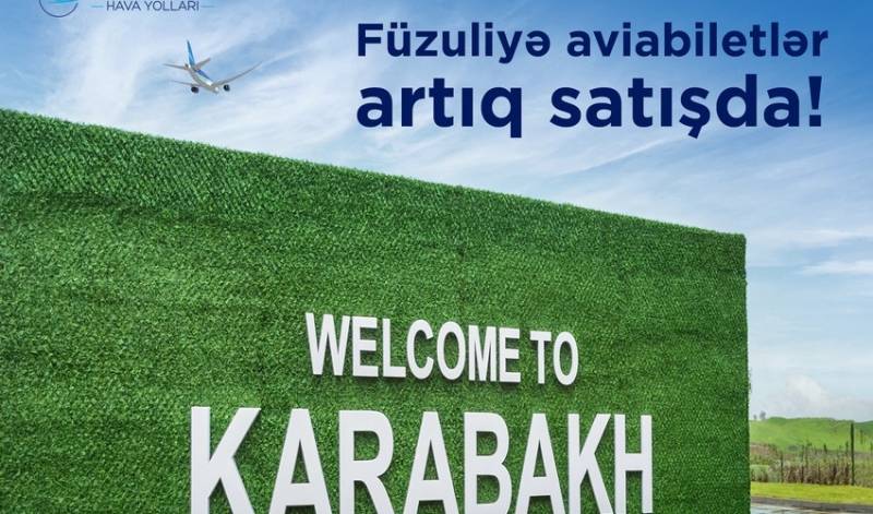 AZAL Füzuliyə təyyarə biletlərinin satışına BAŞLADI