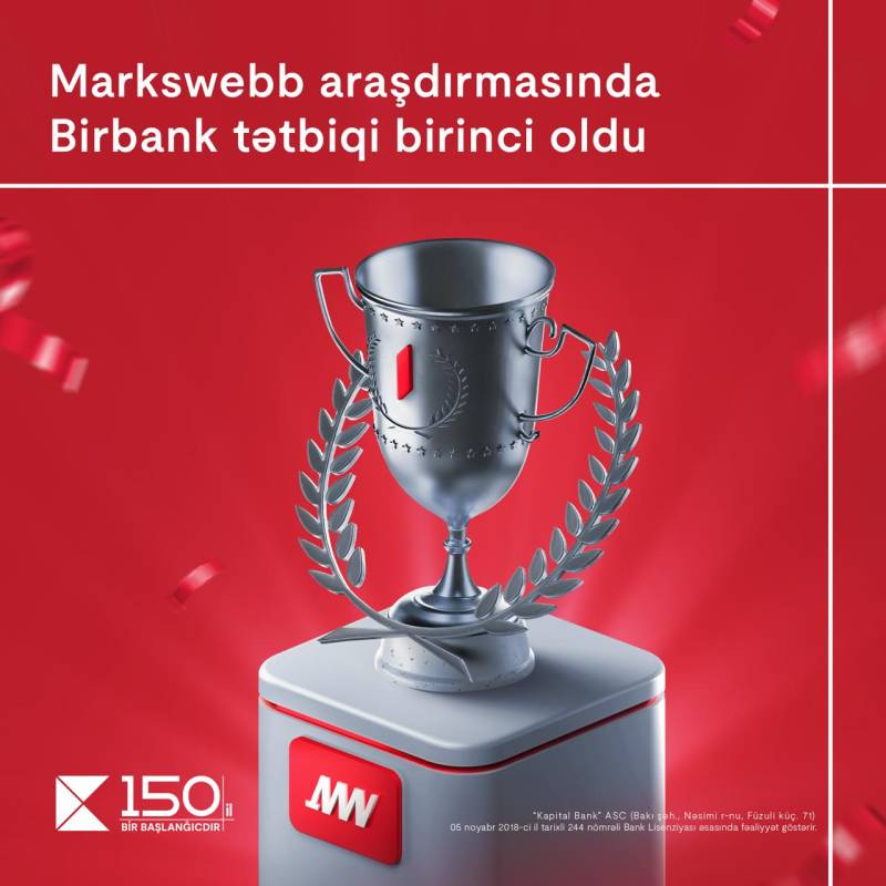 \"Kapital Bank\" mobil bankçılıq sıralamasında 1-ci yerdədir 