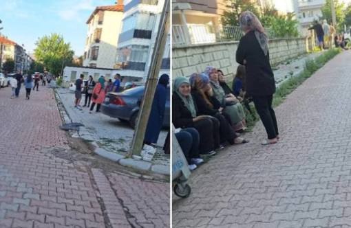 Türkiyədə zəlzələ oldu - İnsanlar küçəyə axın etdi  (VİDEO)