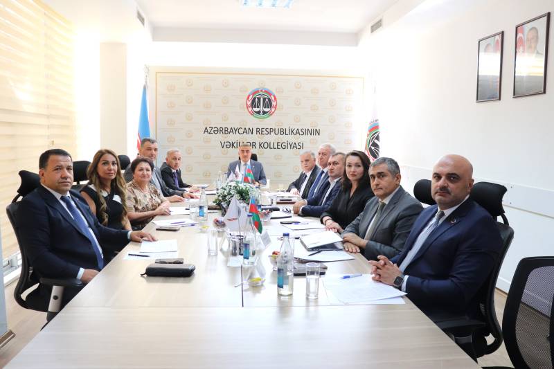 Vəkillər Kollegiyası Rəyasət Heyətinin iclası keçirildi - 2 vəkilin fəaliyyəti dayandırıldı