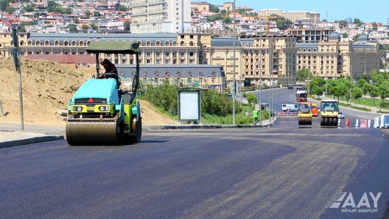 Bu küçələrdə təmir işləri davam etdirilir - VİDEO/FOTO