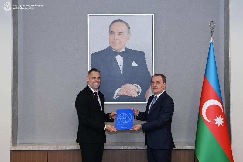 Ceyhun Bayramov Troy Dulini qəbul etdi - FOTO