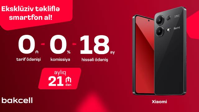 “Bakcell”dən eksklüziv təkliflə smartfon al