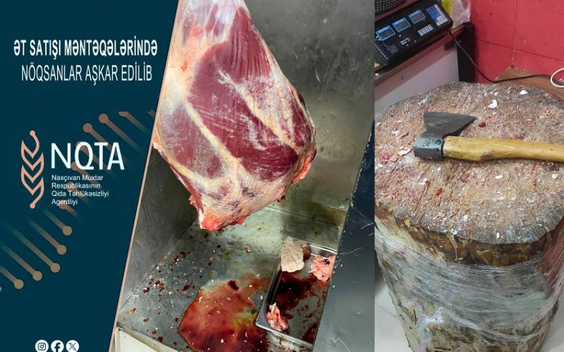 Naxçıvanda yararsız ət məhsulları satışdan kənarlaşdırıldı