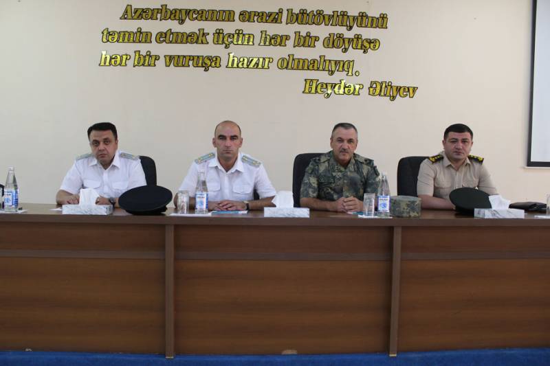 Hərbi Prokurorluq hərbçilərlə birlikdə Yevlaxda tədbir keçirdi - FOTOLAR