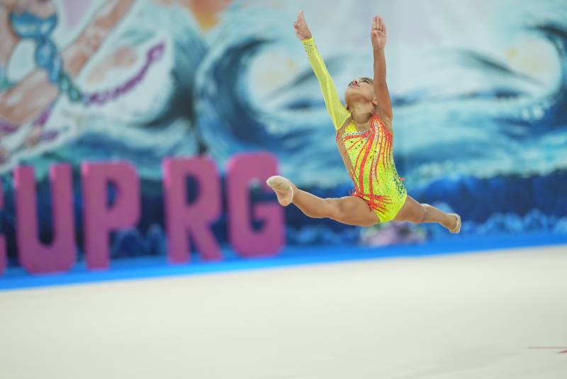 Gimnastımız \"Roma kuboku\"nda qızıl medal qazandı - FOTOLAR