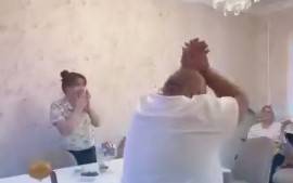 Hidayətin ailəsinin sevinci - VİDEO