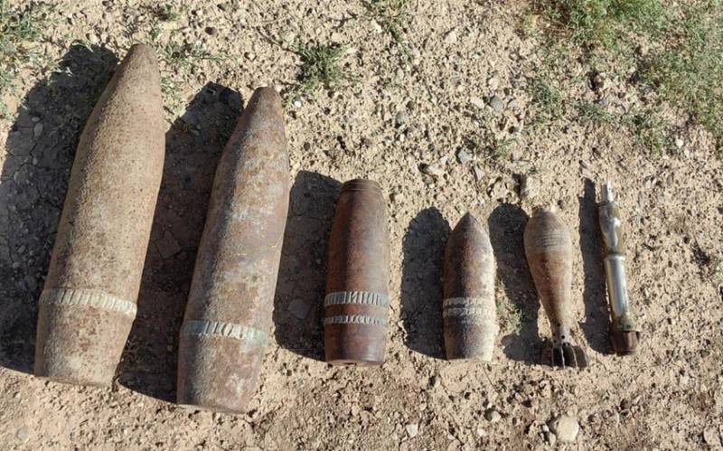 Naxçıvanın 5 kəndində hərbi sursatlar AŞKARLANDI - FOTO/VİDEO